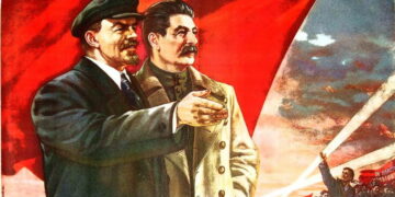 Vladímir Lenin y José Stalin