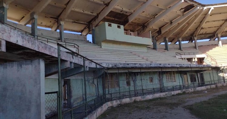 estadio, béisbol, derrumbe, Cuba, Baracoa