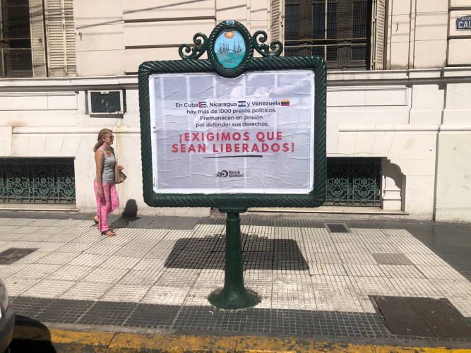 Carteles, Argentina, Presos políticos, Cuba