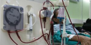 Paciente en hemodiálisis en Cuba