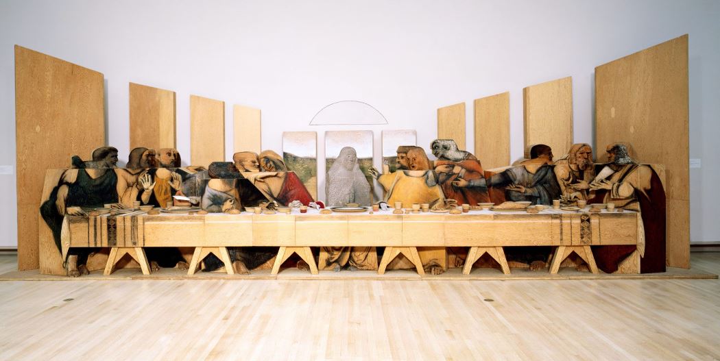 'Autorretrato mirando La última cena', de Marisol Escobar. Obra donada por Roberto Polo al Metropolitan Museum of Art in 1986 