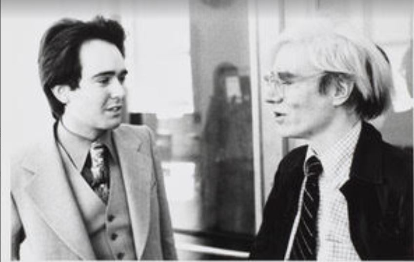 Roberto Polo y Andy Warhol, New York, 1975 