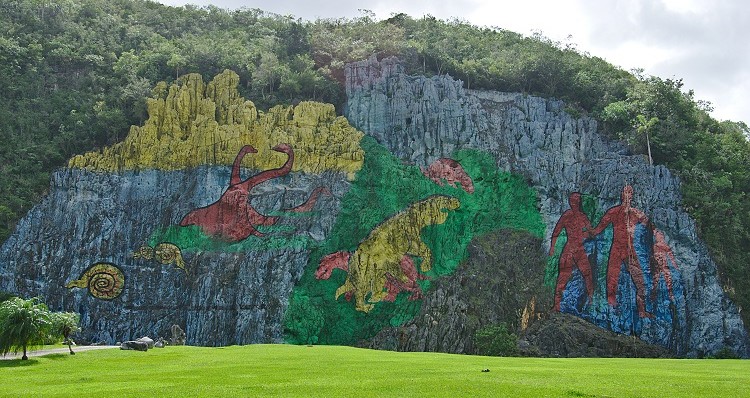 Mural de la Prehistoria, Cuba, Pinar del Río, Viñales