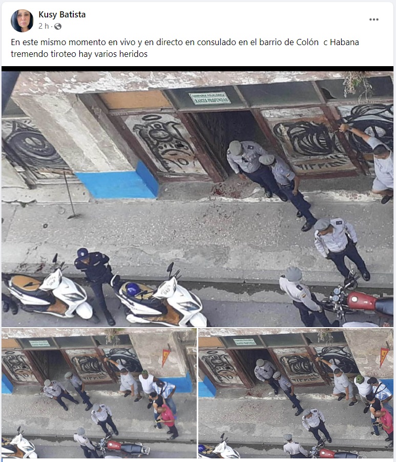 Report shooting in Old Havana