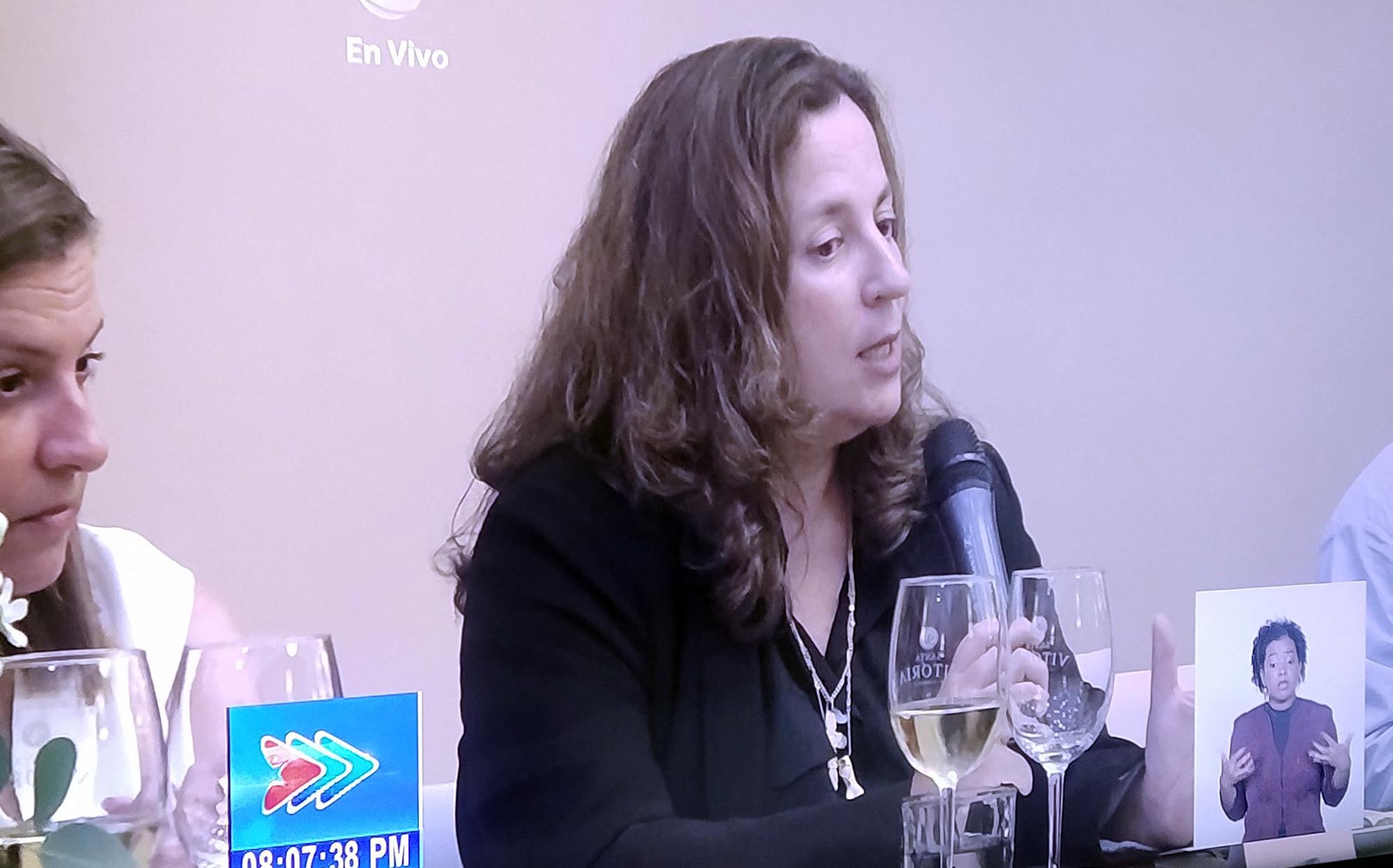 Luisa Amorim interviene en la reunión con Díaz-Canel en Portugal
