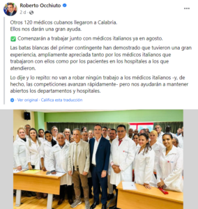 médicos, cubanos