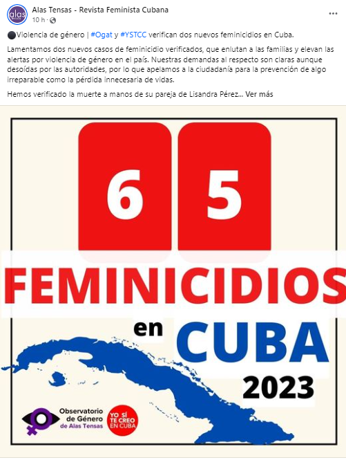 Cuba, feminicidios