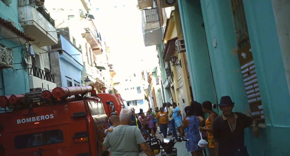 Incendio en La Habana Vieja