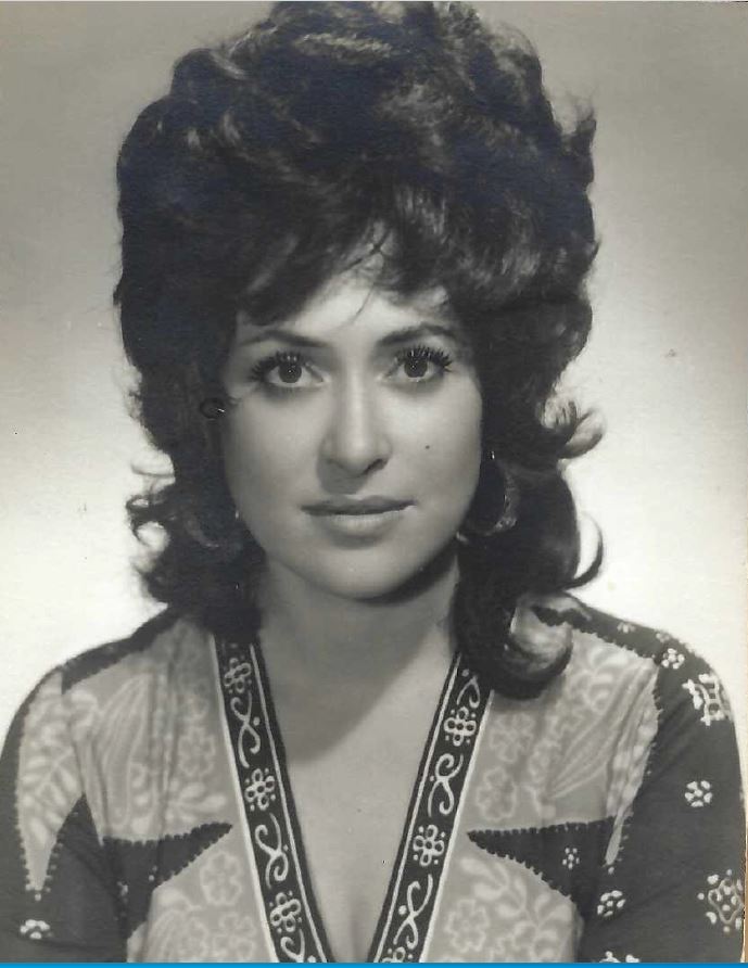 Eva Slodarz en una foto tomada en Puerto Rico, en 1972