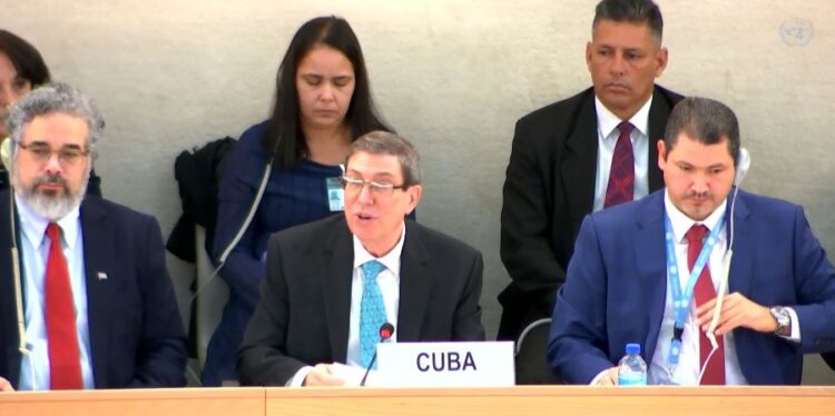 Delegación de Cuba al Examen Periódico Universal celebrado este miércoles