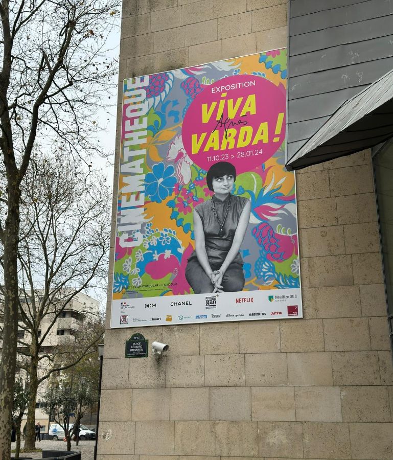 Cartel de la exposición "¡Vuva Varda!"