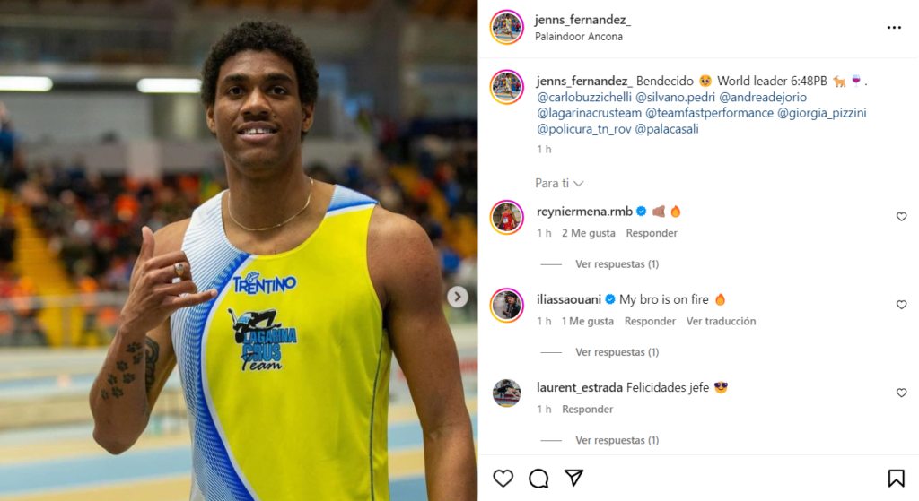 Cuba, atletismo, Jenns Fernández