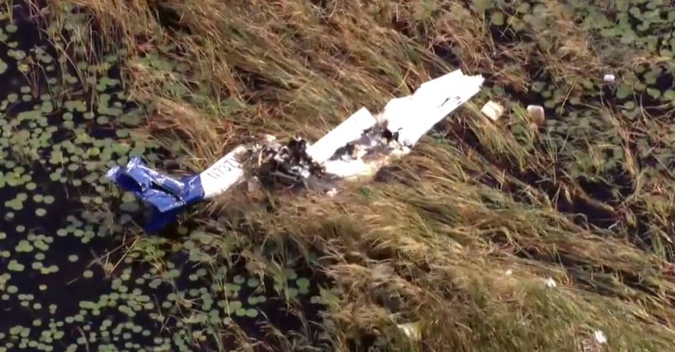 Se sino una avioneta en los Everglades: hay dos muertos