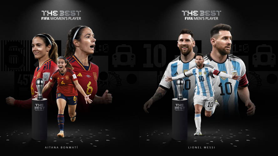 The Best, FIFA; Messi, Aitana Bonmatí