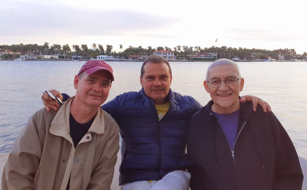 Sergio Chávez Bonora, William Navarrete y Reinaldo García Ramos, Miami Beach, 2 de enero de 2024