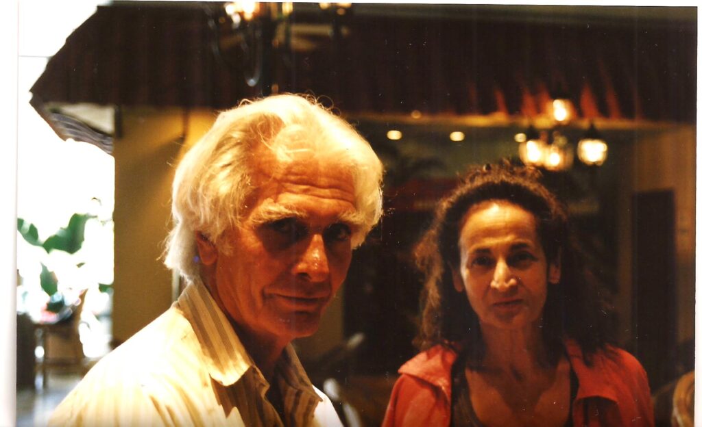 Elizabeth Burgos con Jorge Valls, Miami, 1996