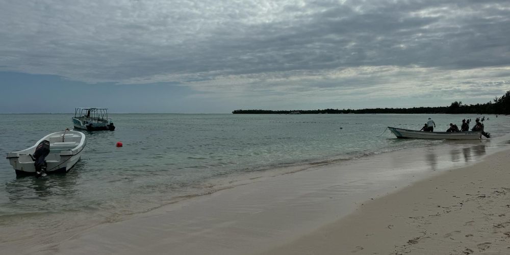 Una playa de Punta Cana fotografiada por el autor de esta columna durante sus vacaciones