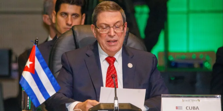 Bruno Rodríguez el Foro de Alto Nivel de la Comunidad de Estados Latinoamericanos y Caribeños (CELAC) y África