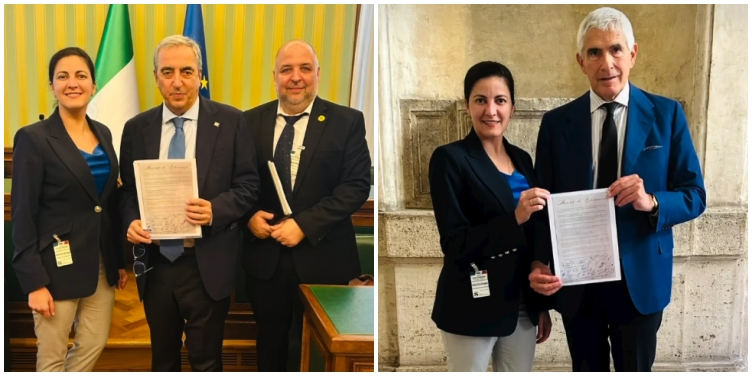 Rosa María Payá y Yaxys Cires presentan Acuerdo de Liberación a legisladores italianos