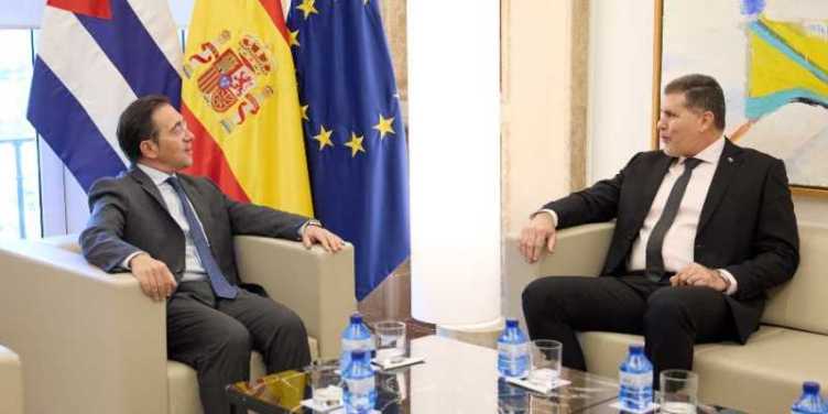 José Manuel Albares y Oscar Pérez-Oliva Fraga