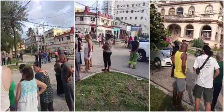 Vecinos del Vedado en la esquina de 13 y M