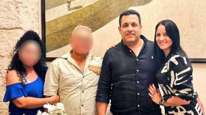 Cristina Lage Codorniú y su esposo, Orlando Alain Rodríguez Leyva