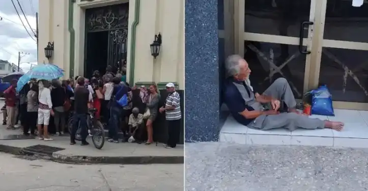 Cuba, jubilados, pensión, colas