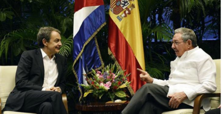 raul castro y zapatero