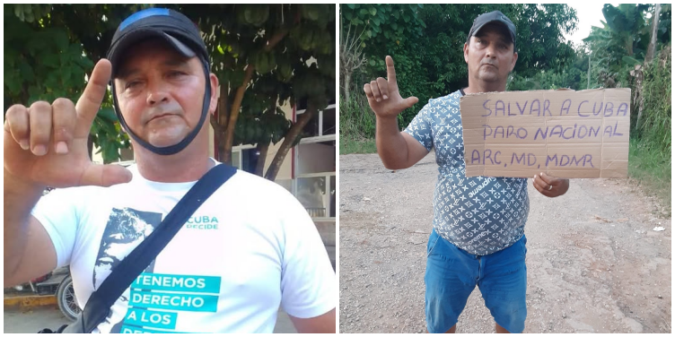 Opositor cubano Diosbel Veliz Marín