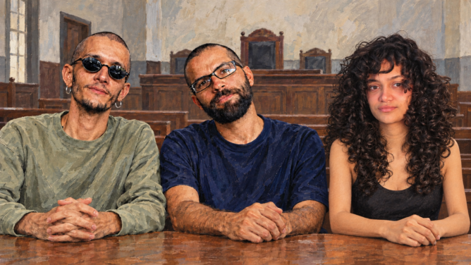 Anna Bensi y los integrantes de El4tico
