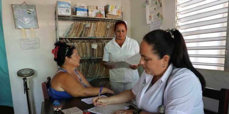 Consultorio médico del Seborucal, en la provincia de Cienfuegos