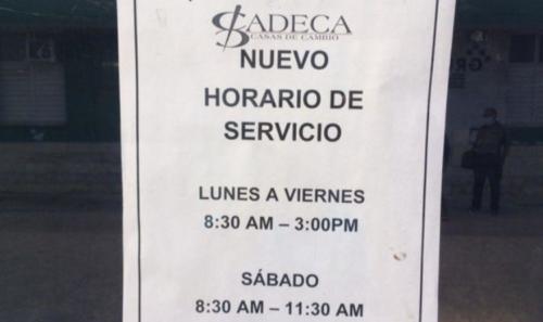 Horarios reducidos en centros de trabajo de Holguín. Foto de autor