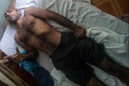 Fidel Batista Leyva, 13 días en huelga de hambre. Foto cortesía